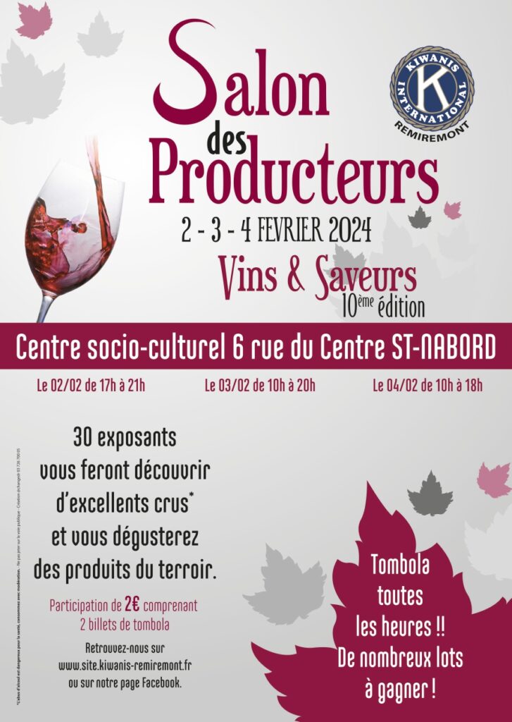 SALON DES PRODUCTEURS VINS ET SAVEURS